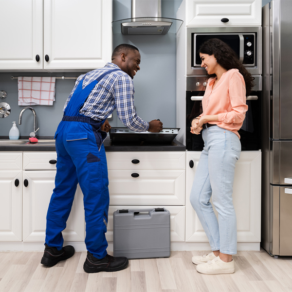 what kind of warranty do you offer on your cooktop repair services in Cardin